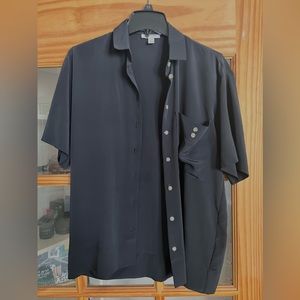 Top Shop women’s black button up, size 6